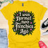 I was normal two frenchies ago - V2 - Elegant Flowery T-Shirt